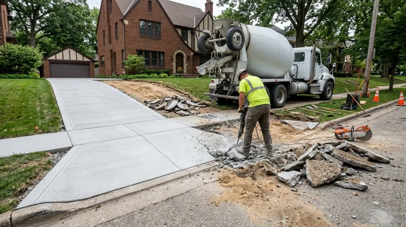 Concrete Removal & Replacement Grand Rapids