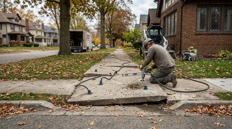 Concrete Leveling & Slab Lifting Grand Rapids